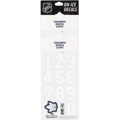 Sportstape ALL IN ONE HELMET DECALS - TORONTO MAPLE LEAFS - DARK HELMET