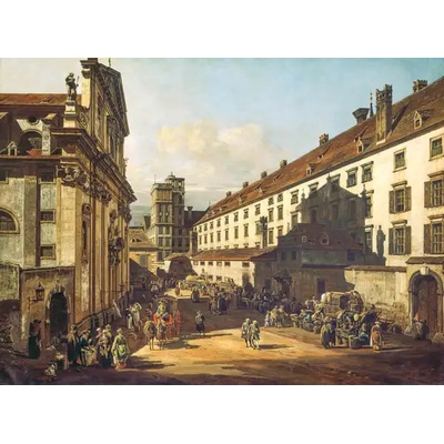 Obrazy - Bellotto, Bernardo: Vídeň, dominikánský kostel - reprodukce obrazu