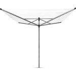 Brabantia Външен простор Brabantia Lift-O-Matic 90300267, 50 м, Регулируема височина, Метален шиш за вкопаване, Резистентен на корозия, Инокс (90300267)