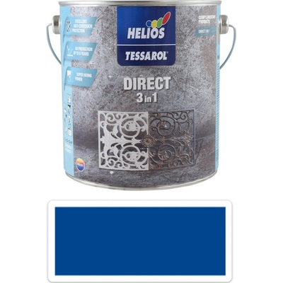 Tessarol Direct 3in1 antikorozní barva na kov 2,5L modrá RAL 5017