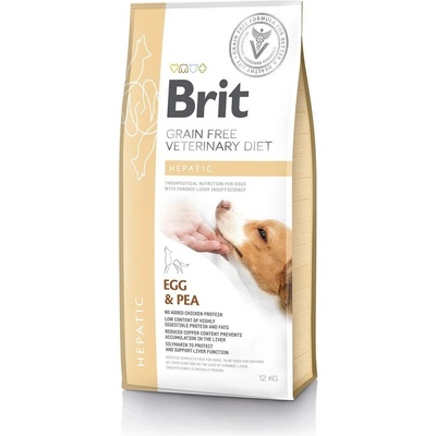 Brit Veterinary Diet Dog Hepatic Adult 12 kg