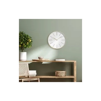 Sentio Стенен часовник Plastic Gold