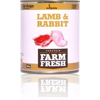 Topstein Farm Fresh jehněčí a králík 6 x 800 g