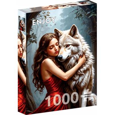 Enjoy Dívka a vlk 1000 dílků