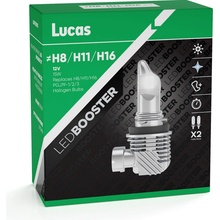 Lucas LedBooster H8/H11/H16 PGJ19-1/2/3 12V 15W 2 ks