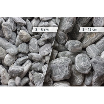 Kameny.cz Okrasné kameny - Angel Stone oblázky Vyberte si velikost: 5 - 15 cm, Vyberte si balení: 25 kg