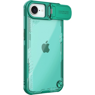 Nillkin Iceblade Prop Case с капак за обектив и стойка за iPhone 16e - зелен