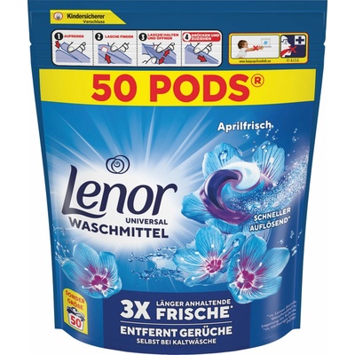 Lenor gélové tablety Universal April Fresh 50 PD