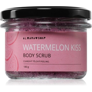 Almara Soap Body Scrub захарен скраб за тяло против целулит с аромат Watermelon Kiss 180 гр