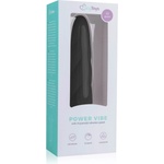 EasyToys Power Vibe - вибратор с усукан силиконов корпус - черен
