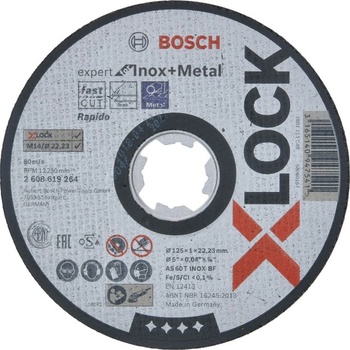 Bosch X-LOCK Expert for Inox+Metal 115 x 1 x 22,23 - 2 608 619 263