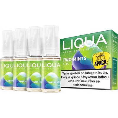 Ritchy Liqua Elements 4Pack Two mints 4 x 10 ml 6 mg