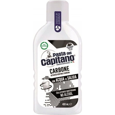 Pasta del Capitano s aktivním rostlinným uhlím 400 ml