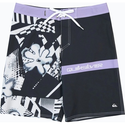 Quiksilver Мъжки бански шорти Quiksilver Surfsilk Straight 20 black block momentum
