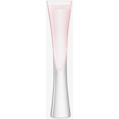 LSA International Sklenice na šampaňské Moya růžová set 2 x 170 ml