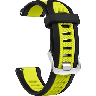Drakero Silikonový řemínek performance pro Garmin Forerunner 165 černo-zelený 20 mm 10573-2 – Hledejceny.cz
