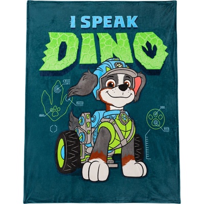 Carbotex Detská deka Paw Patrol Môj kamarát Dino