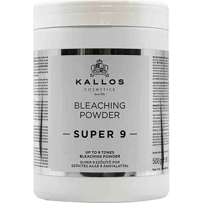 Kallos KJMN SUPER 9 bělící prášek 9 odstínů 500 g
