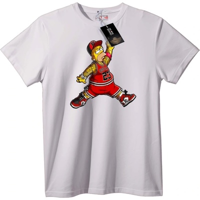 NOONEBRAND Тениска с Хомер Джордан 23 - S, Black