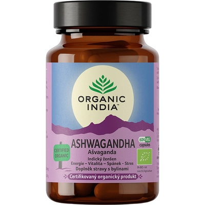 Organic India Ashwagandha 60 kapslí