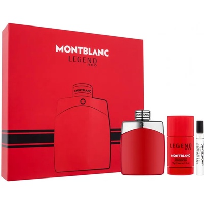 Mont Blanc Legend Red Подаръчен комплект, парфюмна вода 100ml + парфюмна вода 7.5ml + Део стик 75g, мъже