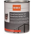 OBI Kováčska farba 3v1 750ml antracitová lesklá