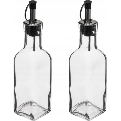 5five Simply Smart Sklenená fľaša na olej/ocot Twin 160 ml sada 2 ks