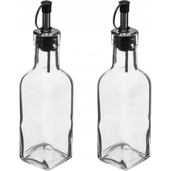 5five Simply Smart Sklenená fľaša na olej/ocot Twin 160 ml sada 2 ks