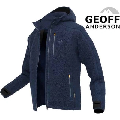 Geoff Anderson Bunda S Kapucňou Teddy Modrá
