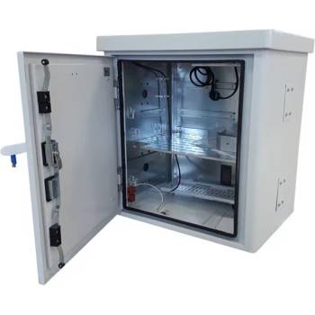 Mirsan Комуникационен шкаф Mirsan MR. MOB04.03, за CCTV оборудване, 500 x 440 x 290 мм, двойни стени, охлаждащ модул, IP65 защита (MR.MOB04.03)