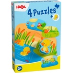 HABA Комплект пъзели Haba - Бебета животни, 4 броя (2012186001) - baby