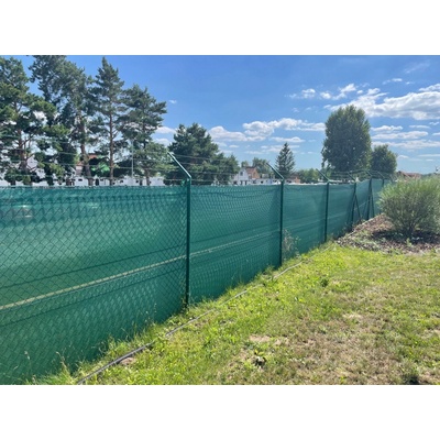 GTEX Stínící tkanina na plot rašlový úplet 90 %, 110 g/m², 125 cm × 10 m, zelená