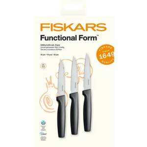 Fiskars Комплект ножове, универсален, 11 см, FISKARS „Functional Form GRS, черен (1087426)