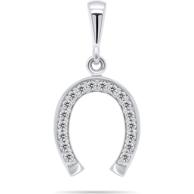 Brilio Silver stříbrný přívěsek Podkova se zirkony PT49W
