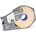 Partex PROMARK-PL120CN4, жълто самозалепваща лента, 12мм, 30м (PROMARK-PL120CN4)