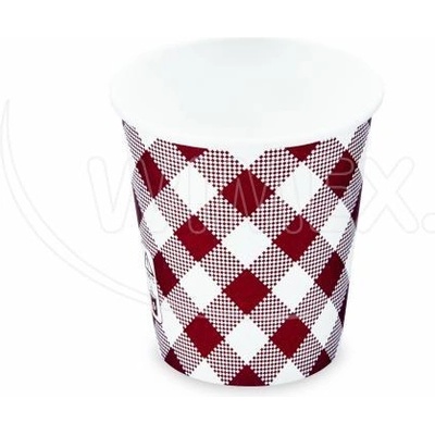 WIMEX s. r. o WIMEX s. r. o. Хартиена чаша Karo Ø73 мм 200 ml `S: 0, 18L/7oz` [50 бр. ]