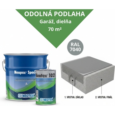 IZOLUJ.TO Zostava: Odolná garáž a domáca dielňa sivá 70 m² – STANDARD
