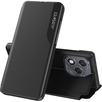 GKK Активен Калъф за Honor 400 Lite, View Window Leather Case, Черен (5966011577933)