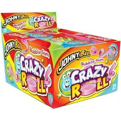 JohnyBee žvýkačka crazy roll 15g