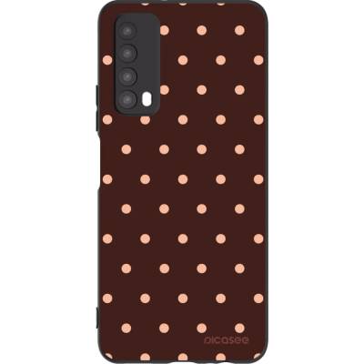 Picasee silikonový černý obal pro Huawei P Smart 2021 Peach Dots & Chocolate – Hledejceny.cz