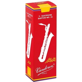 Vandoren Java Red Cut 3 Тръстикова пластинка за баритон саксофон (SR343R-5KS)