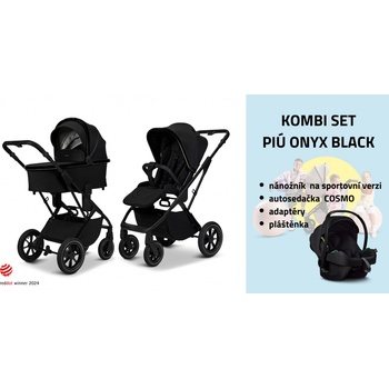 Moon PIÚ Kombi set Black chrome ONYX BLACK 2025