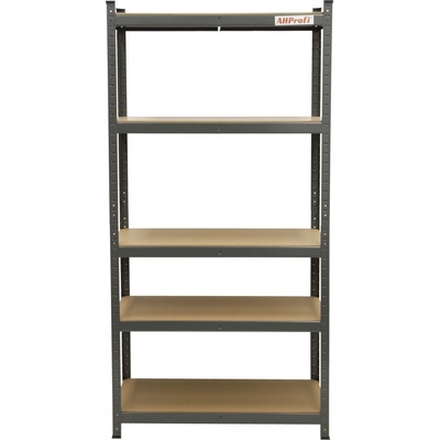 AHProfi Policový regál, zosilnený, 5 políc, 900 x 450 x 1800 mm - AH3003