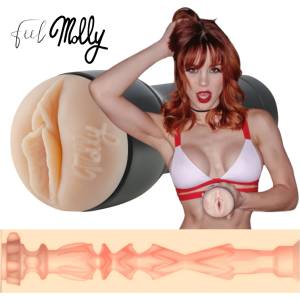 KIIROO Molly Stewart - мастурбатор вагина - съвместим с PowerBlow - телесен цвят