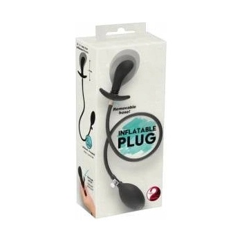 You2Toys Inflatable Plug Silicone Black 8 cm Adjustable Size
