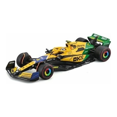 Bburago RACE Formule F1 v dekorativním boxu McLaren MCL38 2024 Senna Edition 4 Norris 1:43