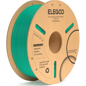 Elegoo PLA+ -1.75mm-1KG-Cardboard Spool-Sea Green (50.203.0162)