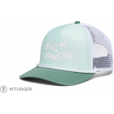 Black Diamond FLAT BILL TRUCKER foam green/laurel green/white black diamond