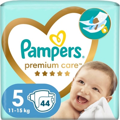 Pampers Premium Care Size 5 еднократни пелени 11-16 kg 44 бр