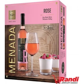 Вино Розе Menada 3л